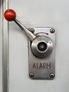 Alarm lever