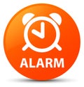 Alarm orange round button