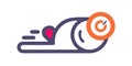 Alarm Power Icon: Scheduled Activation and Device Control, vector design Generative AI Royalty Free Stock Photo