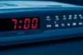 Alarm radio clock. Time to wake up Royalty Free Stock Photo