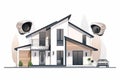 Alarm responses calibrated for lock Building Safety promote automated internet broadcasting with a secure presence in the home env