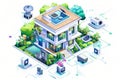 Alarm system with automated alert system ensures seamless networking and smart safety hub performance, safeguarding private detect