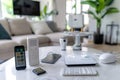 Alarm systems in homes use camcorder monitoring to secure and actively manage family security, integrating high-speed Wi-Fi for co