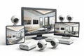 Alarm systems safeguard broad wireless camera coverage, observing interconnected systems through CCTV features to enhance digital