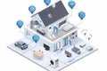 Alarm systems utilize motion detection and perimeter security for comprehensive home security technology, ensuring water detection