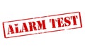 Alarm test Royalty Free Stock Photo