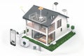 Alarm watches over network stability in urban environments, integrating security concepts for observed network cabling and learnin