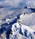 Alaska from the air Royalty Free Stock Photo