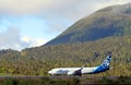 Alaska Airline with scenic View Royalty Free Stock Photo