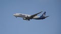 Alaska Airlines Boeing 737 Prepares for Landing