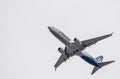 Alaska Airlines flight preparing to land in Boise Idaho