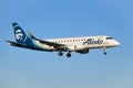 Alaska Airlines Horizon Embraer E175LR aircraft on final approach to land