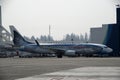 Alaska Airlines plane in Sea-tac airport