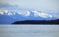 Alaska coastline at Juneau Royalty Free Stock Photo