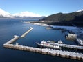 Alaska ferry launch Royalty Free Stock Photo
