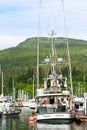 Alaska - Fishing Boat Auke Bay Harbor Royalty Free Stock Photo