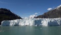 Alaska Glacier Bay glacier and snow capped mountains Royalty Free Stock Photo