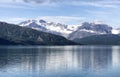 Alaska Glacier bay landscape during late summer Royalty Free Stock Photo