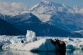 Alaska Glacier Columbia Bay Ice Breaking Royalty Free Stock Photo