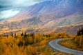 Alaska Highway from Haines Junction, Yukon Territories to Haines, Alaska Royalty Free Stock Photo