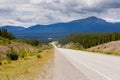 Alaska Highway west of Watson Lake Yukon Canada Royalty Free Stock Photo