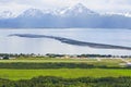 Alaska - Homer Airport and the Spit Royalty Free Stock Photo