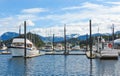 Alaska Hoonah Boat Harbor Royalty Free Stock Photo