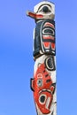 Alaska Huna Tlingit Totem Pole Art 2 Royalty Free Stock Photo