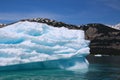 Alaska, iceberg in Icy Bay of the Wrangell-Saint-Elias Wilderness Royalty Free Stock Photo