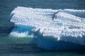 Alaska, iceberg in Icy Bay of the Wrangell-Saint-Elias Wilderness Royalty Free Stock Photo