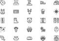 Alaska icons collection is a vector illustration with editable stroke. Royalty Free Stock Photo