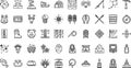 Alaska icons High-Quality Vector Icons Collection with Editable Stroke. Ideal for Professional and Creative Projects. Royalty Free Stock Photo