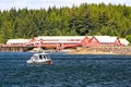 Alaska Icy Strait Point Fishing Near the Cannery Royalty Free Stock Photo