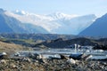 Alaska - Kennicott Glacier with glacial lake - Wrangell St. Elias National Park