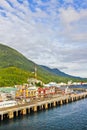 Alaska Ketchikan Colorful Waterfront