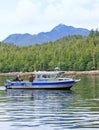Alaska Ketchikan Salmon Charter Fishing Boat Royalty Free Stock Photo