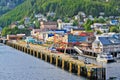 Alaska Ketchikan Waterfront Late Afternoon Sunlight