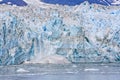 Alaska Landscape Calving Hubbard Glacier Royalty Free Stock Photo