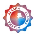 Alaska low poly logo.