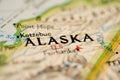 Alaska Map Royalty Free Stock Photo