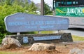 Alaska Mendenhall Glacier Visitor Center Sign