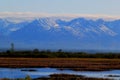 Alaska mountain range near Denali National Park Royalty Free Stock Photo