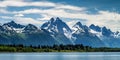 Alaska mountain range wilderness nature landscape snowy mountains wallpaper