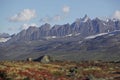 Alaska mounteins near Valdez Royalty Free Stock Photo