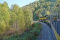 Alaska Rail Road Train and Cars.