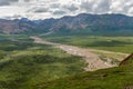 Alaska`s Denali National Park Glacial Mountain Streams Royalty Free Stock Photo