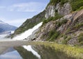 Alaska`s Mendenhall Glacier Park Royalty Free Stock Photo