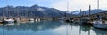 Alaska Seward waterfront harbour boats