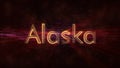 Alaska - Shiny looping state name text animation