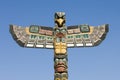 Alaska Totem Pole Series Royalty Free Stock Photo